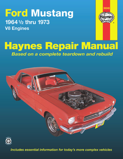 Repair Manual, Ford Mustang V8, '64 1/2 - '73 | 44336048