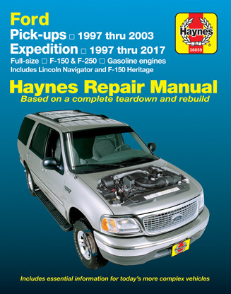 Repair Manual, Ford Pick-Ups, Expedition & Lincoln Navigator Covering 2WD & 4WD Gas F-150 (97-03) | 44336059