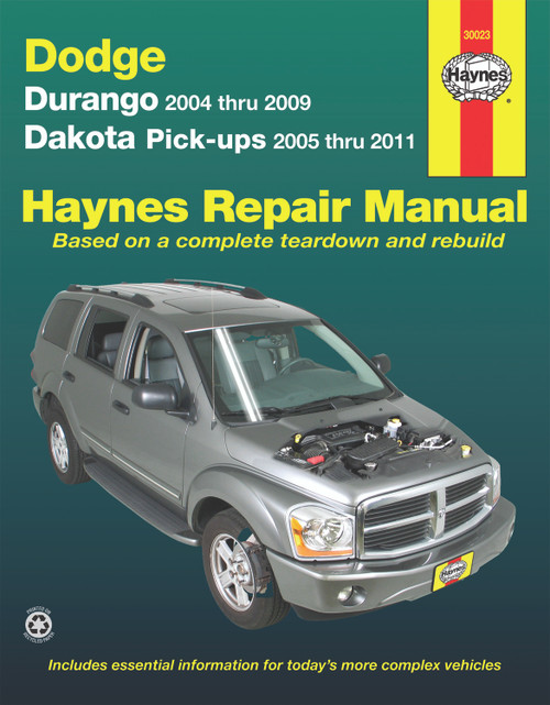 Repair Manual, Dodge Durango (04-09) & Dakota Pick-ups (05-11) | 44330023