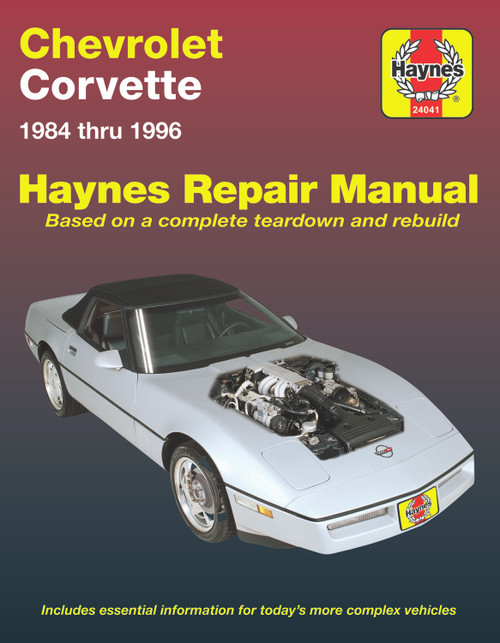 Repair Manual, Chevrolet Corvette, '84-'96 | 44324041