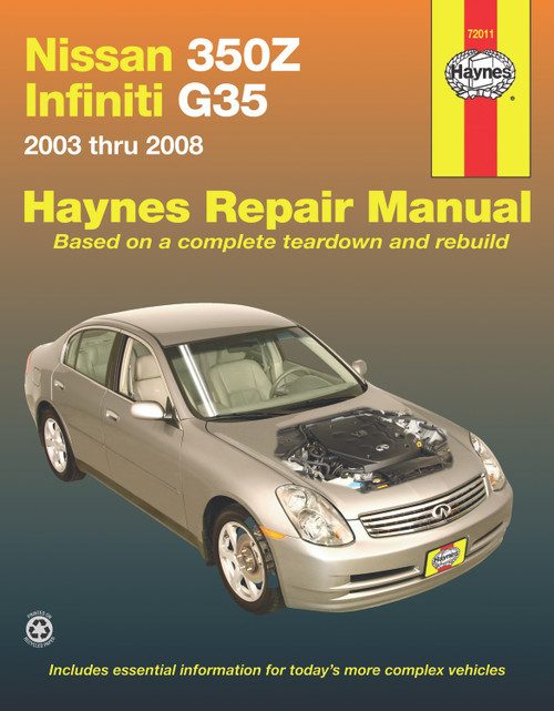 Repair Manual, Nissan 350Z & Infiniti G35, '03-'08 | 44372011
