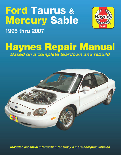 Repair Manual, Ford Taurus & Mercury Sable, '96-'07 | 44336075