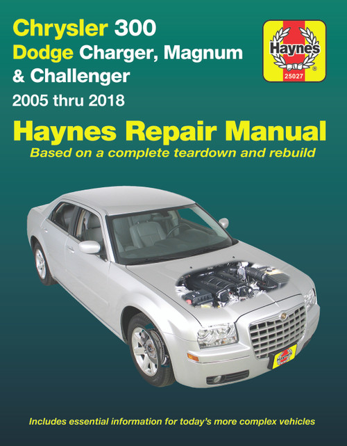 Repair Manual, Chrysler 300 (05-18), Dodge Charger (06-18), Magnum (05-08) & Challenger (08-18) | 44325027