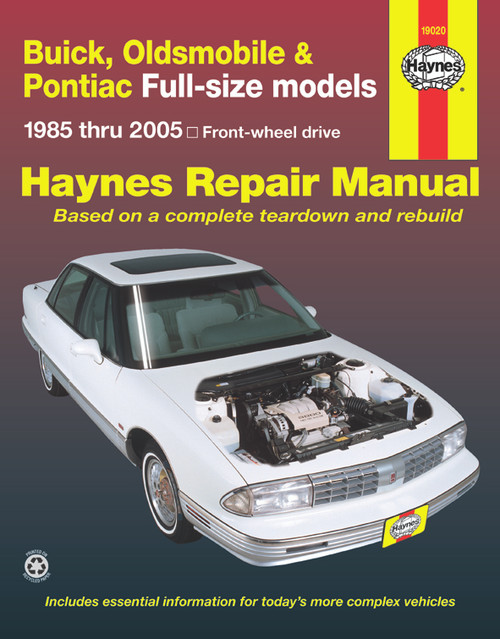 Repair Manual, Buick / Olds / Pont.Full-Size (FWD), '85-'05 | 44319020