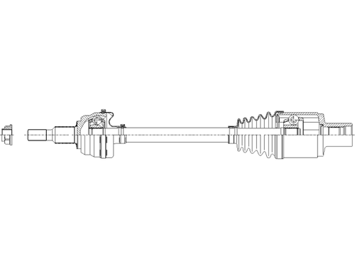 CV Axle Assembly | GSPNCV12156