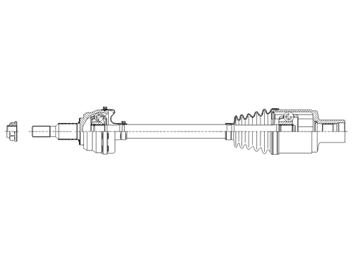 CV Axle Assembly | GSPNCV12159