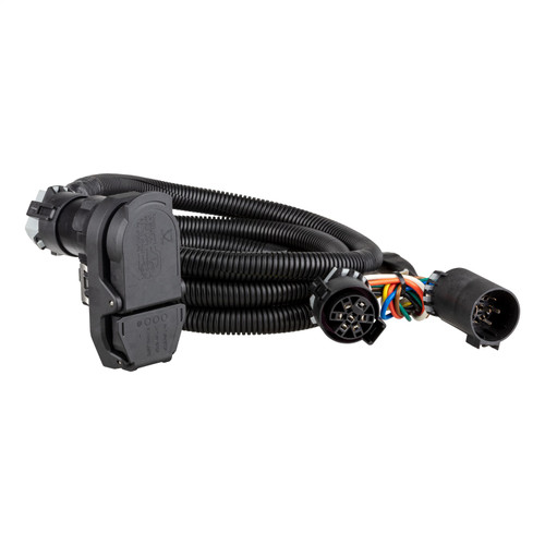 7-Foot Vehicle-Side Truck Bed 4-Pin; 7-Pin Trailer Wiring Harness Extension; Select Chevrolet; Dodge; Ford; GMC; Nissan; Ram; Toyota | CRT56003