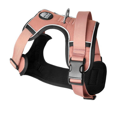 Lazy Bear Dog Harness - Large - Flamingo | 084706-KM-LBH-FL-L