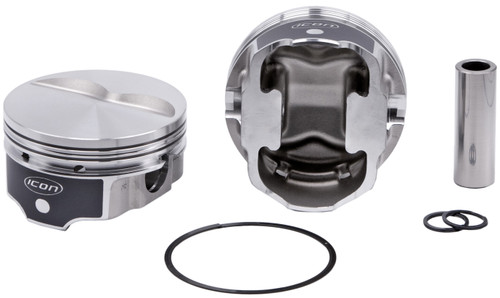 ICON FHR Piston - Chevy 350, 6.00 Rod, +5cc Flat Top 2V | UEMIC10017-.030