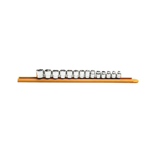 14 Piece 3/8" Drive 6 Point Stubby Socket Set Metric | APX81396