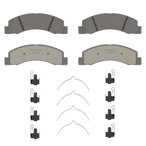 OEX Front Disc Brake Pad Set Premium Semi-Metallic | WAGOEX756M
