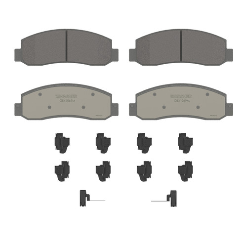 OEX Front Disc Brake Pad Set Premium Semi-Metallic | WAGOEX1069M