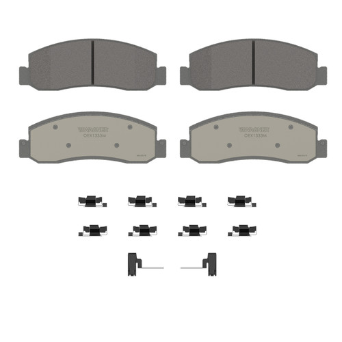 OEX Front Disc Brake Pad Set Premium Semi-Metallic | WAGOEX1333M