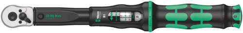 Click-Torque B 1 torque wrench with reversible ratchet, 10-50 Nm, 3/8" x 10-50 Nm | WER05075610001