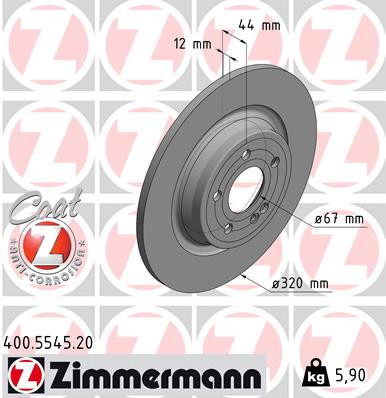Coat Z Brake Rotor | ZIM400.5545.20