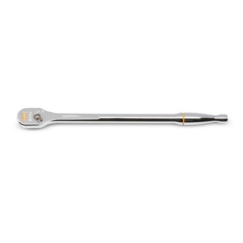1/4" Drive 120XP Full Polish Chrome Extra Long Handle Teardrop Ratchet | APX81034XP