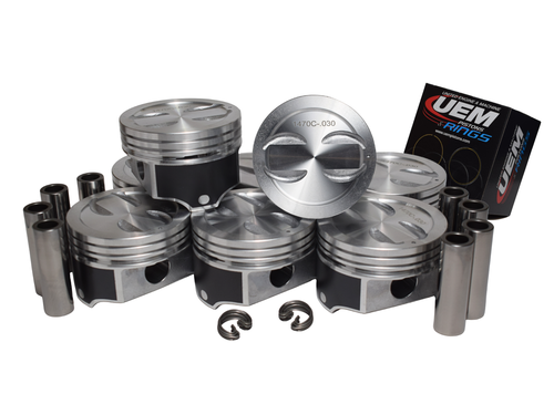 Silv-O-Lite Piston Kit - Chevrolet 350ci/5.7L (V8) with Rings | UEM1470C-STDK1