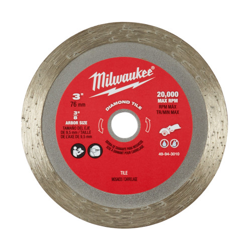 3" Diamond Tile Blade | MET49-94-3010