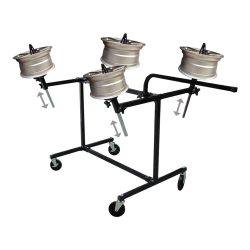 Heavy Duty Ajustable Paint Wheel Rack | 860EQ-300WHR-HD
