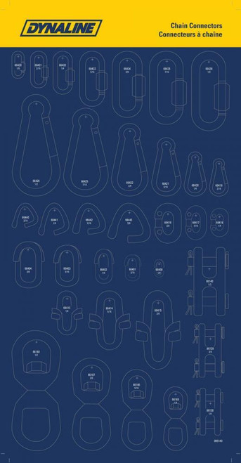 Chain Connectors Board 12" X 24" | DYN00614