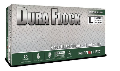 Dura Flock 8 Mil 50/Box | ASLDFK-608