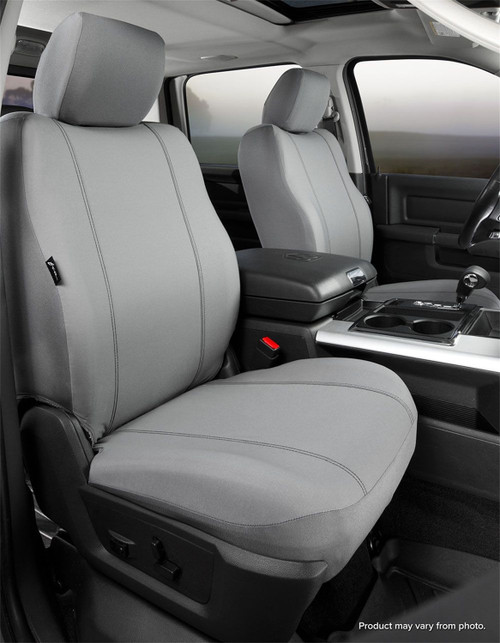 SP80 Series - Seat Protector Poly-Cotton Custom Fit Front Seat Cover - Gray | 947SP87-26 GRAY