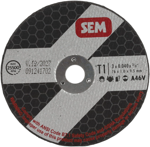 3" x 1/16" Cutoff Wheel (5/Pack) | 430SA30016