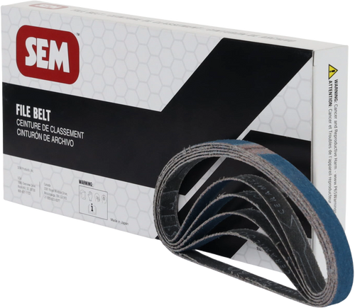 3/8" X 13" File Belt, 36 Grit (10/Box) | 430SA38036