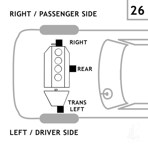 Engine Mount Right | 62M10204