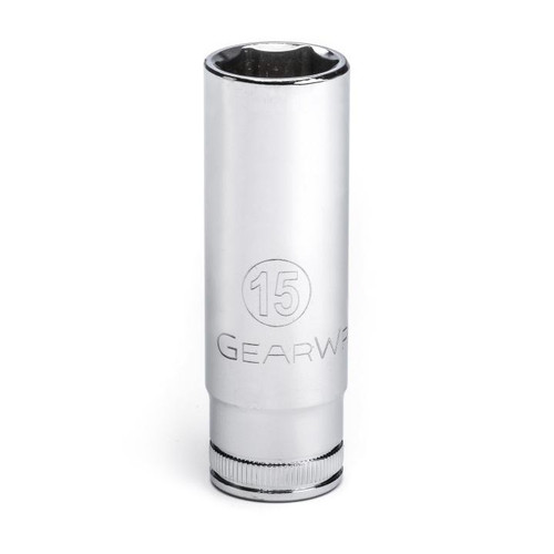 3/8" Drive 6 Point Deep Metric Socket 15mm | APX80397