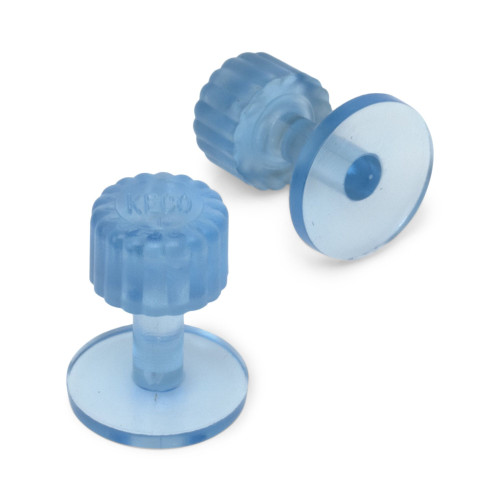 Dead Center 17 mm Ice Round Finishing Glue Tabs (10 Pack) | KCO410-8009-IS-10