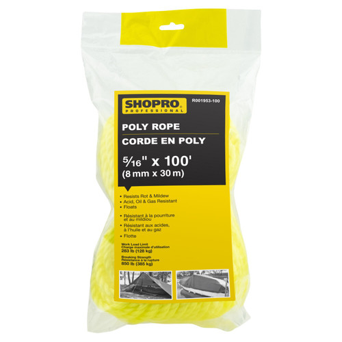 5/16" Poly Rope-100' | 679R001953-100