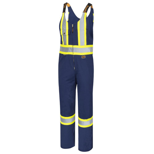 Hi-Vis Poly/Cotton Safety Overalls - Navy - 46 | SWXV2030180-46