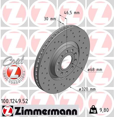 Sport Coat Z Brake Rotor | ZIM100.1249.52