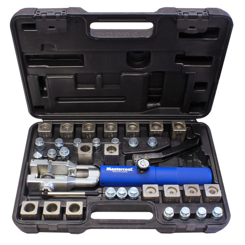 Universal Hydraulic Flaring Tool Set with Blue Handle 3/8 1/2 GM | 88M72485