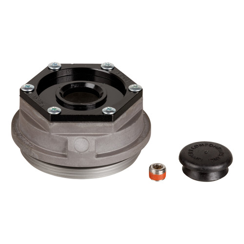 Lippert Axle Oil and Dust Cap with Set Screw - 8,000 lbs. Black | LCI85373929