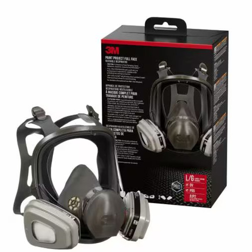 Full Face Reusable Respirator Kit, OV/P95 - Medium | MMM68P71P1-DC