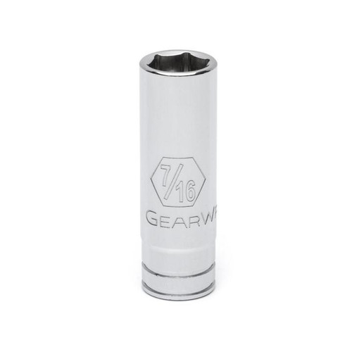 1/4" Drive 6 Point Deep SAE Socket 7/16" | APX80122D
