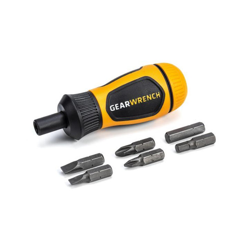 6-in-1 Stubby Ratcheting Multi-Bit Driver | APX80061R