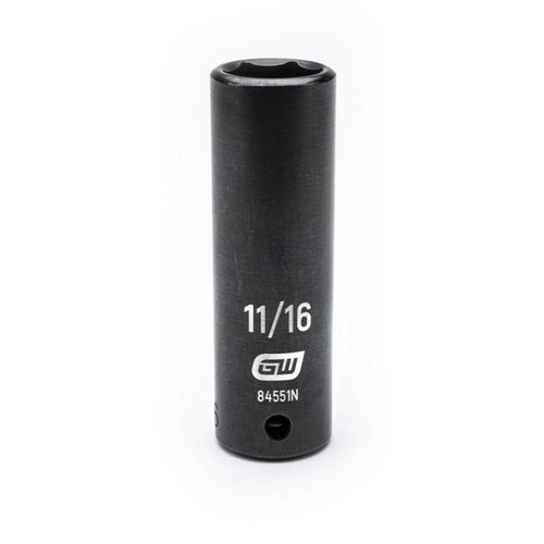 1/2" Drive 6 Point Deep Impact SAE Socket 11/16" | APX84551N