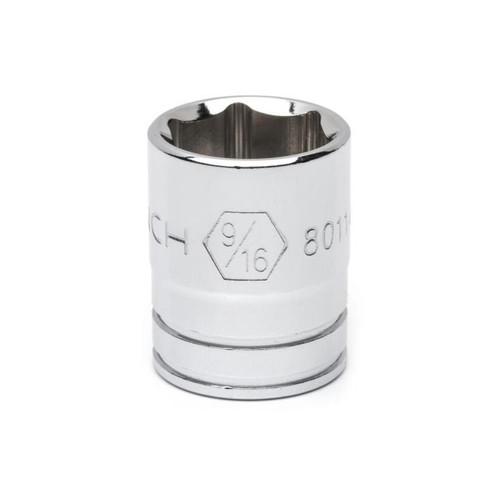 1/4" Drive 6 Point Standard SAE Socket 9/16" | APX80114D