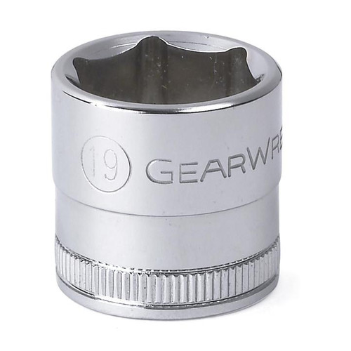 3/8" Drive 6 Point Standard Metric Socket 19mm | APX80387
