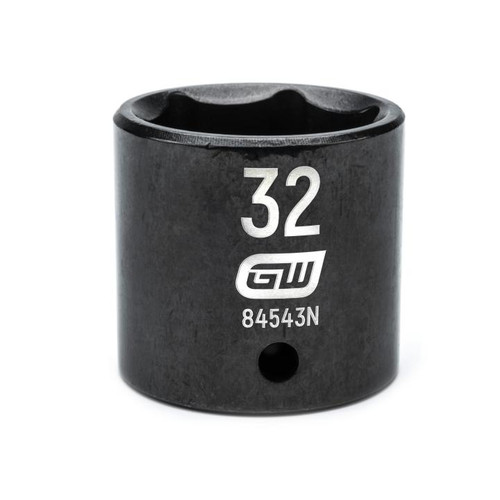 1/2" Drive 6 Point Standard Impact Metric Socket 32mm | APX84543N