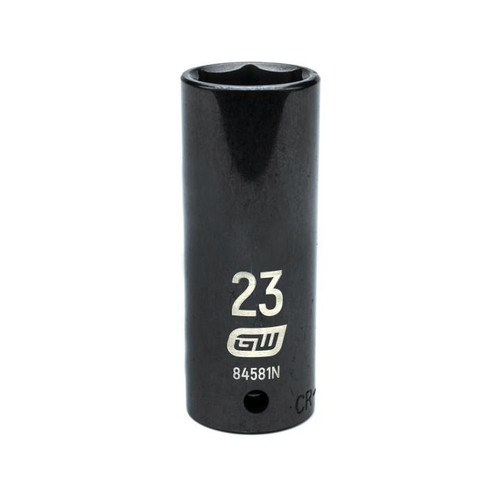 1/2" Drive 6 Point Deep Impact Metric Socket 23mm | APX84581N