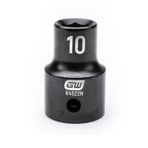 1/2" Drive 6 Point Standard Impact Metric Socket 10mm | APX84522N