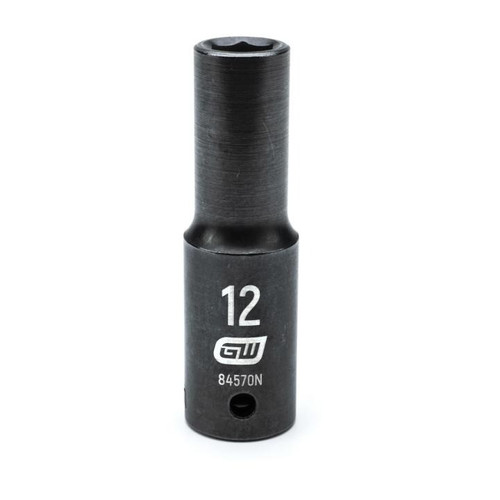 1/2" Drive 6 Point Deep Impact Metric Socket 12mm | APX84570N
