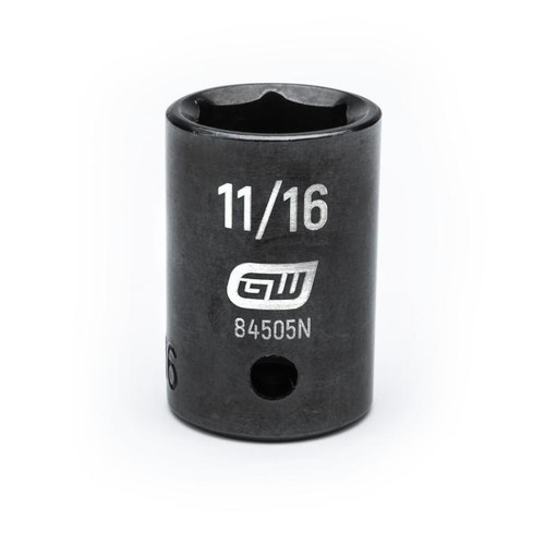 1/2" Drive 6 Point Standard Impact SAE Socket 11/16" | APX84505N