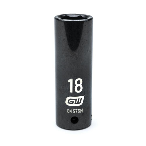 1/2" Drive 6 Point Deep Impact Metric Socket 18mm | APX84576N