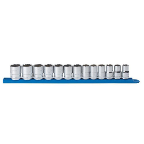13 Piece 1/2" Drive 6 Point Standard Metric Socket Set | APX80702