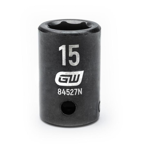 1/2" Drive 6 Point Standard Impact Metric Socket 15mm | APX84527N